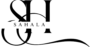 black and white minimalist monogram logo photoroom